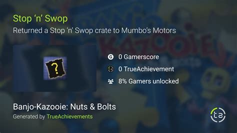 Stop ‘n Swop Achievement In Banjo Kazooie Nuts And Bolts