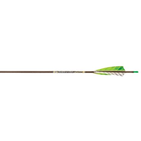 Victory Archery Carbon Trad Gamer 350 Spine Feather Fletched 6 Pack