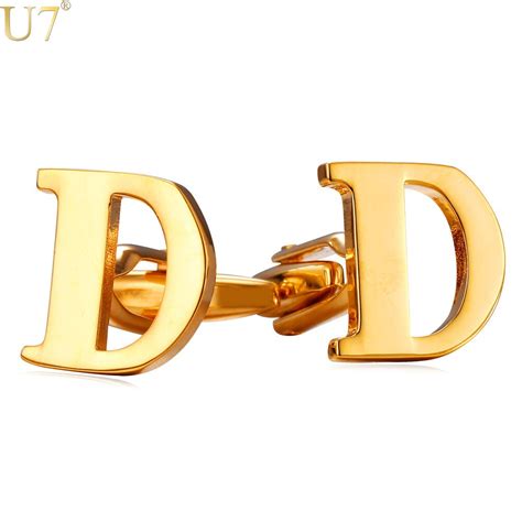 Some consider gum to be candy. U7 Name Jewelry Cufflinks Mens Jewelry Trendy Gold Color ...