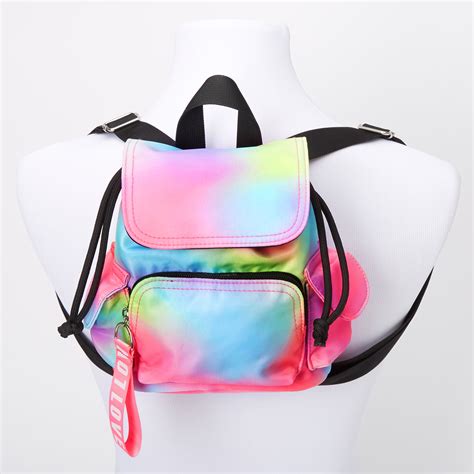 Rainbow Tie Dye Nylon Mini Backpack Claires Us