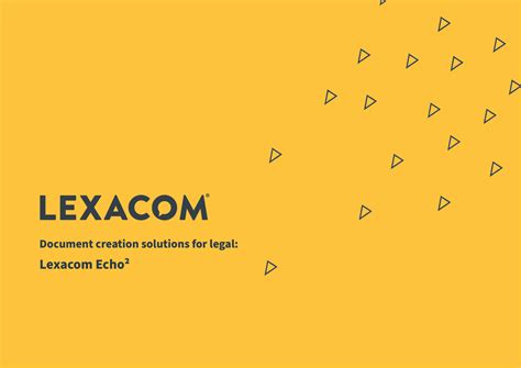 Lexacom For Legal; Echo by Lexacom - Flipsnack