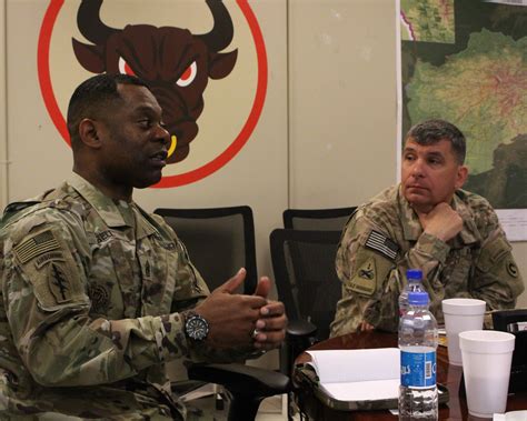 1tsc Leaders Focus On Future Sustainment Operations In Afghanistan