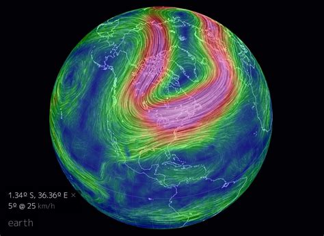 Whoosh Animated Global Weather Map Has Winning Winds Cnet