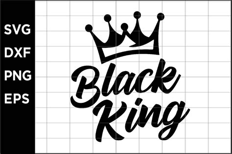 Black King Svg By Spoonyprint Thehungryjpeg