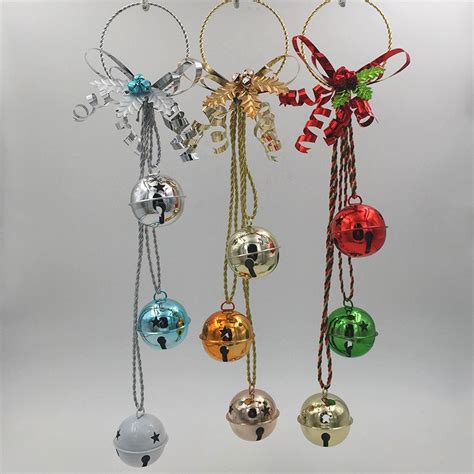 Hohiya wrought iron christmas metal tree wire ornament display. Hanger Bell Wrought Iron Christmas Tree Home Hanging Bells ...