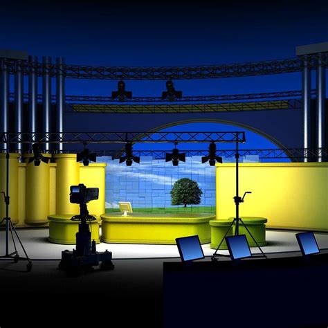 Virtual Tv Studio Set 3d 3ds