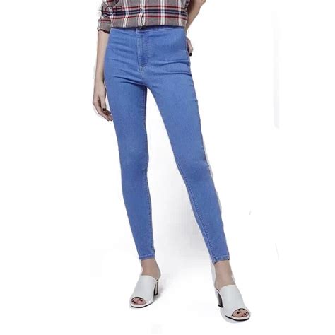Long Jeans Women Basic Classic High Waist Skinny Pencil Denim Pants