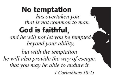No Temptation Has Overtaken You That Is Not Common To Man 1