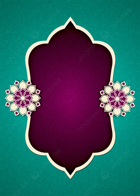 Latar belakang Desain Template Latar Belakang Islam Hijau Gambar