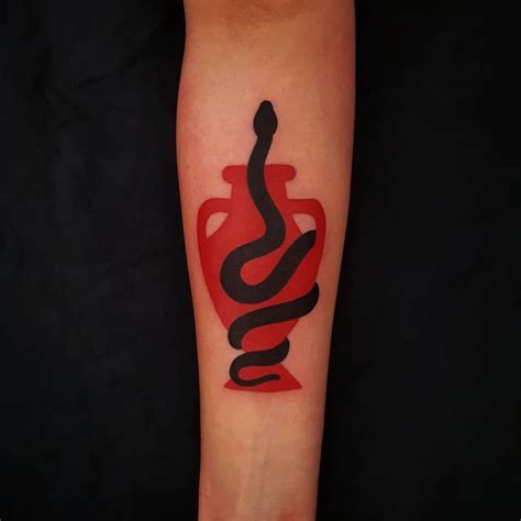 Black And Red Tattoo By Ondo Tattooart