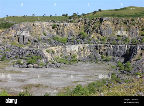 Minera Quarry A Former Opencast Limestone Quarry Now A North Wales