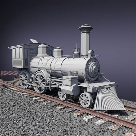 3d Baldwin Steam Locomotive Model Turbosquid 1262991