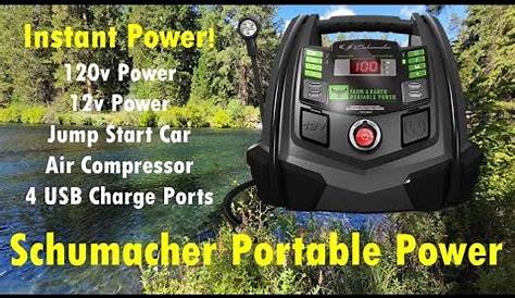 schumacher electric instant power xp750w owner's manual