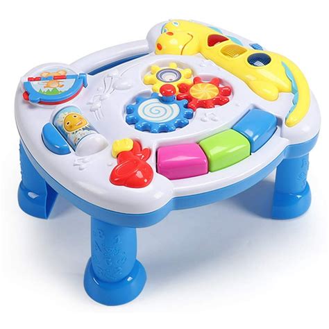 Ymdly Toys Musical Learning Table Activity Center Baby Toys Multiple