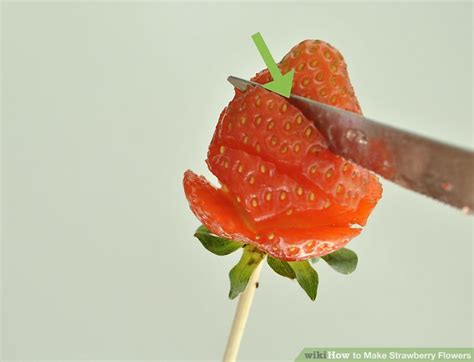 How To Make Strawberry Flowers 12 Steps With Pictures Wikihow