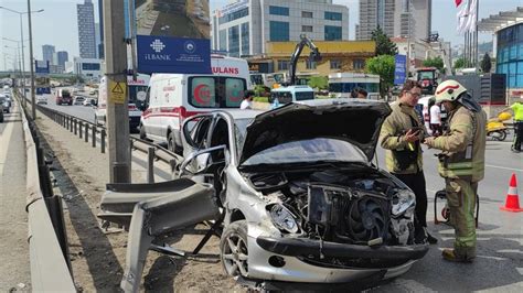 pendik te trafik kazası 2 kişi yaralandı haber 7 gÜncel