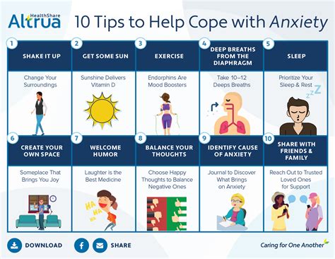 Ten Tips For Coping With Anxiety Altrua Healthshare