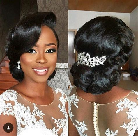 El Pelo De Novia Ideas Black Brides Hairstyles Natural Hair Bun