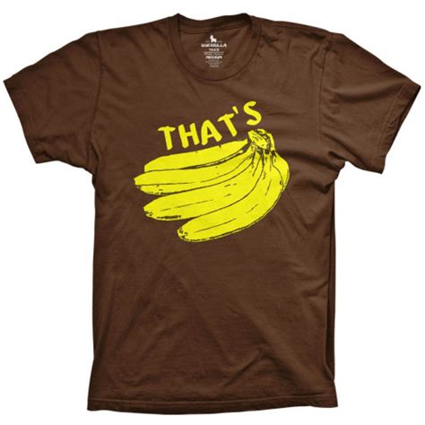 Shop Funny Mens T Shirts Banana T Shirt Thats Bananas