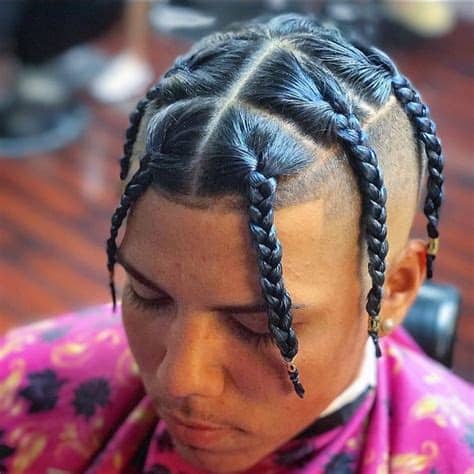 They go well with any outfit, be it a gown, a skirt. Best 14 Braids Hairstyles + Haircuts for Men's 2019 ...