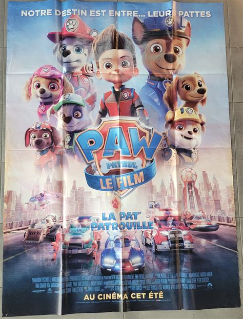 Affiche De Cinéma Du Film La Pat Patrouille Le Film