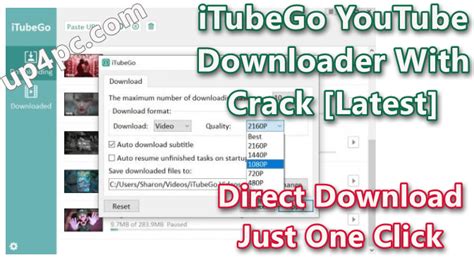 Itubego Youtube Downloader Crack 610 With Crack Free Download Latest