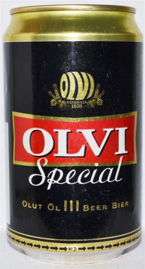 Olvi Beer 330ml Special Pantti Can Finland