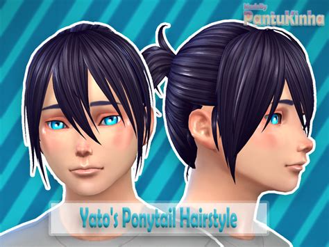 Adult Yatos Ponytail Hairstyle By Pantukinha