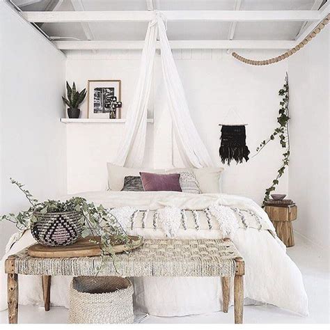 White Bohemian Bedroom Bedrooms Pinterest Stylists