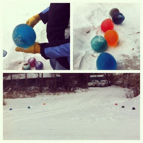 Decoration Experiment Filled Balloons With Colored Water And Set Them