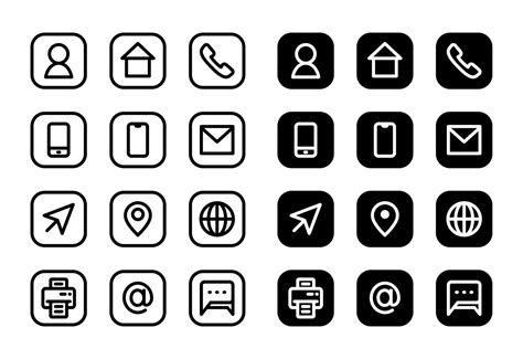 Icons Contact Pngs For Free Download