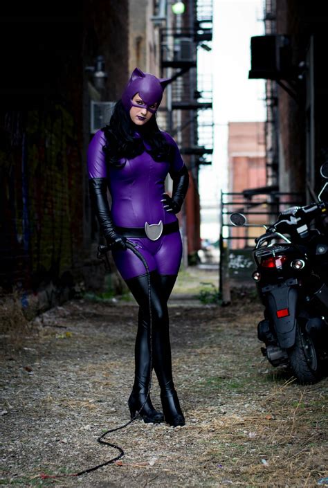 Purple Catwoman Cosplay Costume By Nerdysiren On Deviantart