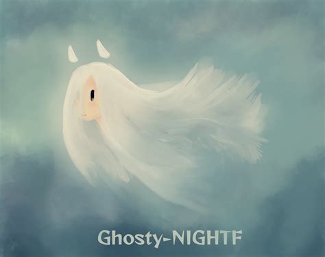 Cute Little Ghost Girl Nightf Illustrations Art Street