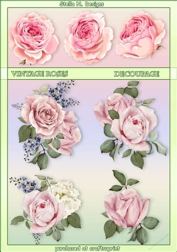 Vintage Roses Decoupage Cup1024190102747 Craftsuprint
