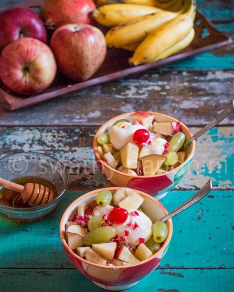 Fruit Salad With Ice Cream This Is A Refreshing Summer Dessert With Has