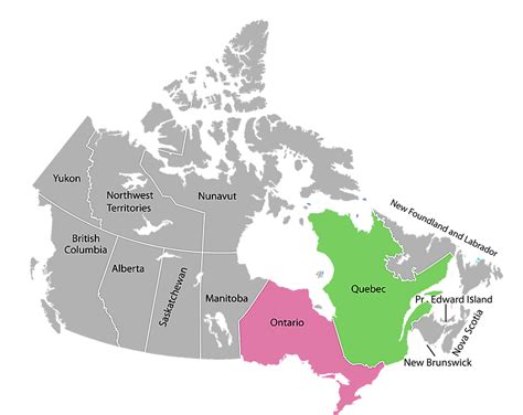 The 5 Regions Of Canada Worldatlas