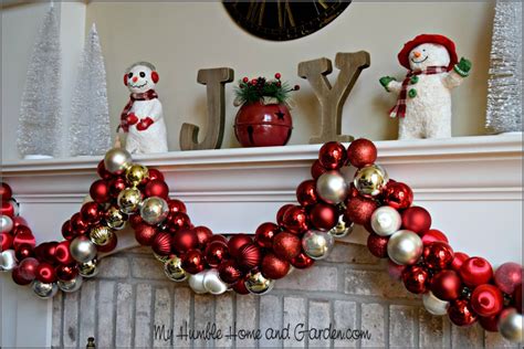 How To Easily Make Beautiful Christmas Ornament Garland My Humble