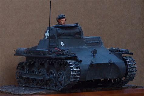 116 Scale Takom Panzer I Ausf A With Solmodel Figure And Base Lsm