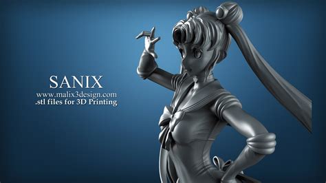 Sailor Moon 3d Model For 3d Printing Sanix