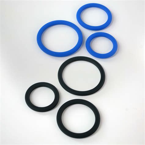 Leluv Thin Round Smooth Cock Ring 3 Pack Penis Rings Ebay