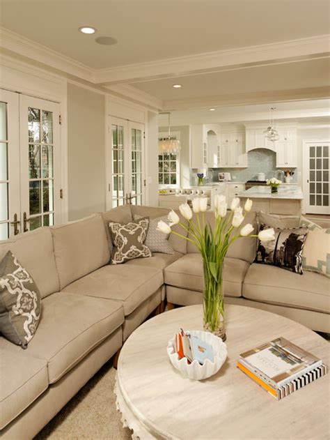 Gray And Beige Living Room Houzz