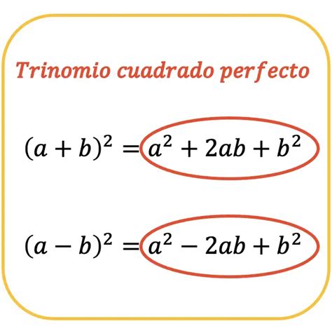Qué es un Trinomio Cuadrado Perfecto ejemplos