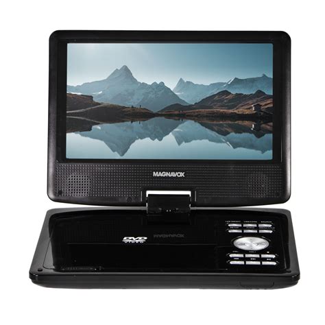 Magnavox Mtft713 Bk Portable 9 Inch Tft Swivel Screen Dvdcd Player In