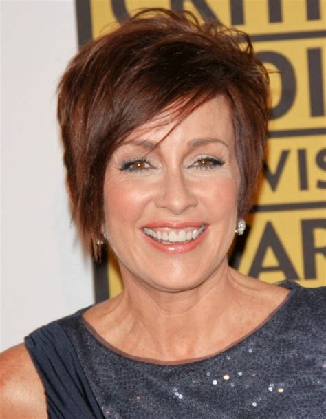 Patricia Heaton Wearing Her Hair Short In A Pixie