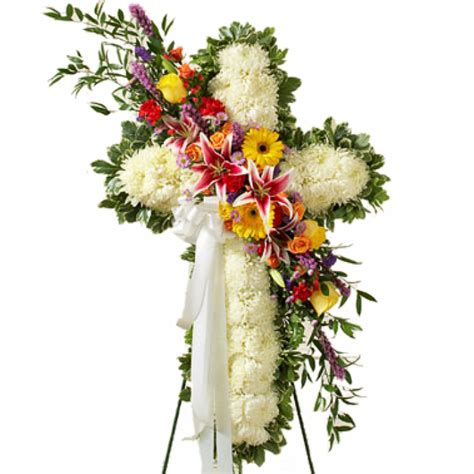 Funeral Flowers Sympathy Funeral Flowers Cross Luxurious