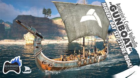 Assassins Creed Valhalla Modern Day Gunboat Longship Set Gameplay