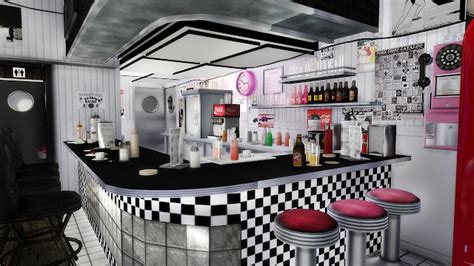 Sims 4 Ccs The Best American Diner Part 33 By Slox