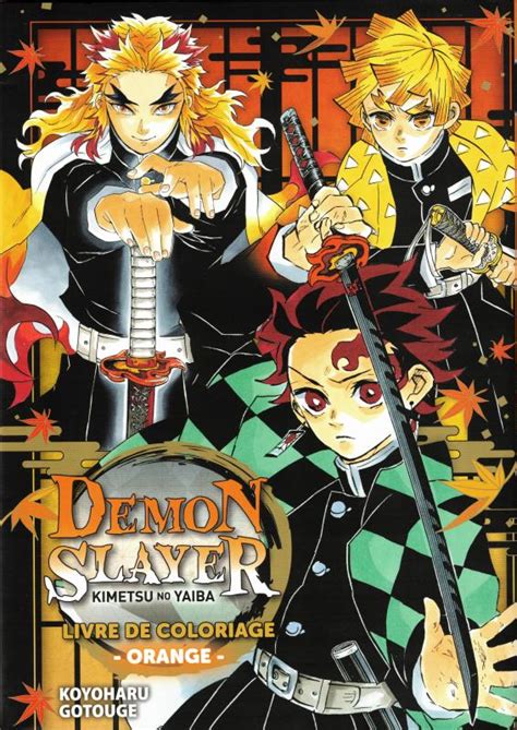 Demon Slayer Livre De Coloriage Tome 3 Koyoharu Gotouge
