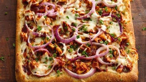 Recette Pizza Au Poulet BBQ Circulaire En Ligne