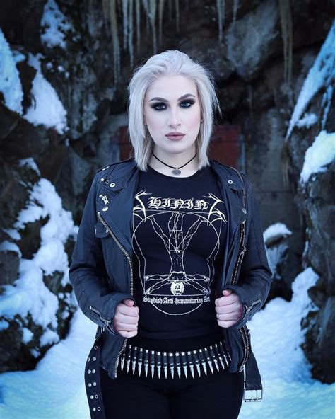 Blackmetalgirl Black Metal Girl Black Metal Fashion Metal Fashion